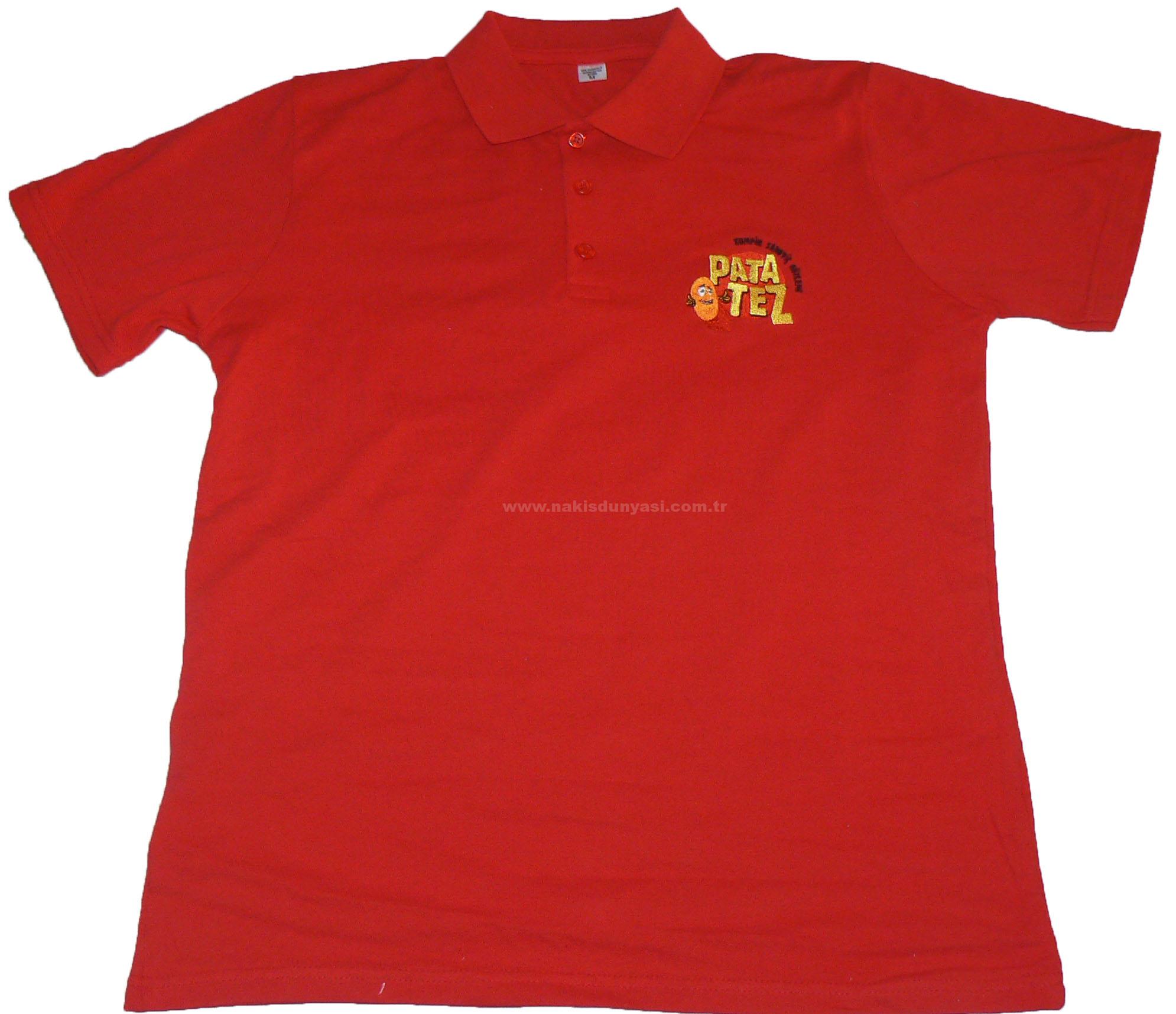 Baskılı Polo Yaka Tişört
