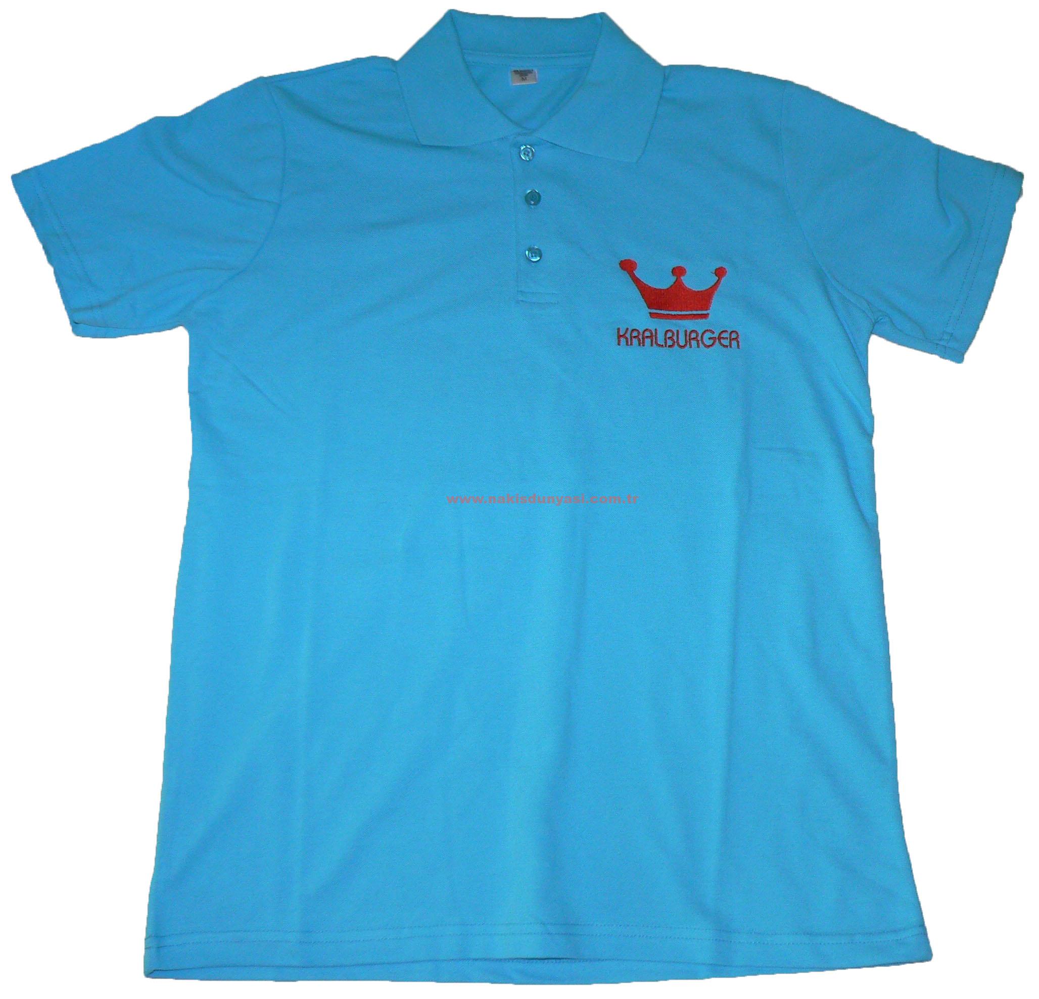 Baskılı Polo Yaka Tişört