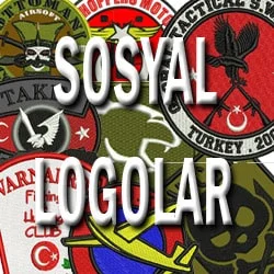 sosyal logolar Popüler Logo Nakış Armalar